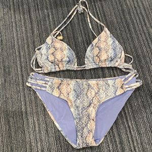 Snake skin bikini